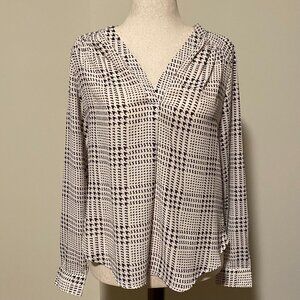 41 Hawthorn Stitch Fix Pop Over Blouse Size Large